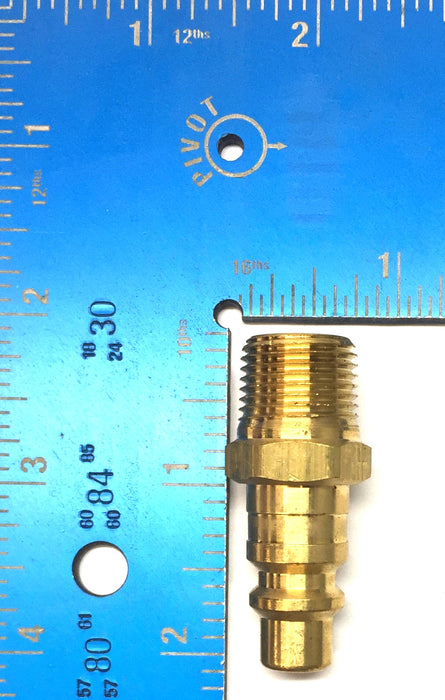 Dixon 5/8" Threaded Brass Male 3/8" Quick Connect Coupler D3-B [Lot of 4] NOS