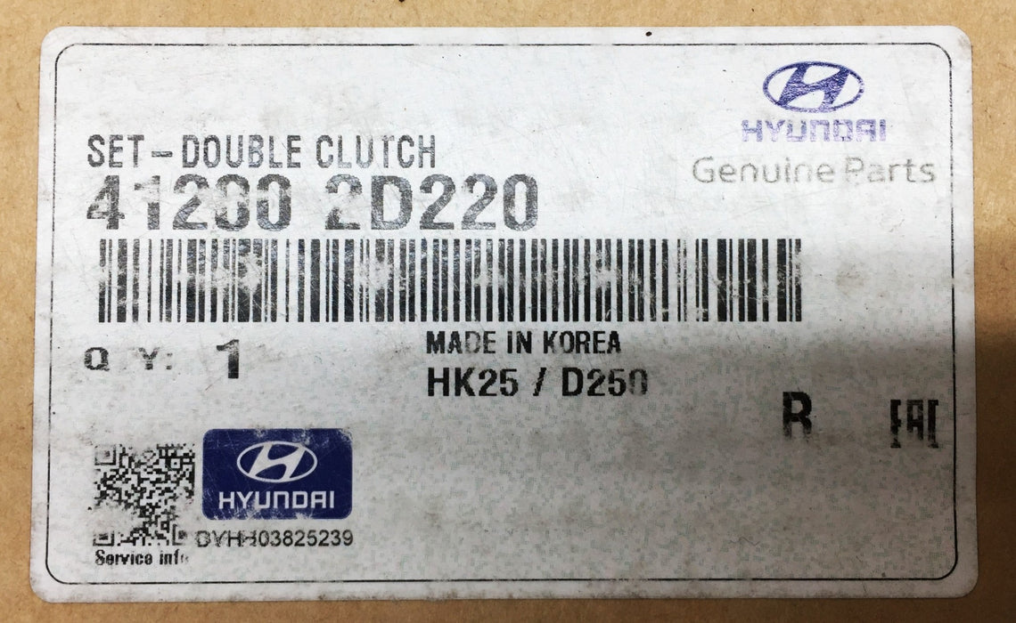 Hyundai Double-Clutch Set 41200 2D220 (412002D220) *OEM Sealed* NOS