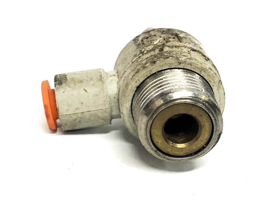 SMC 1/4 Inch Pneumatic Flow Control Valve AS3201F [Lot of 4] USED