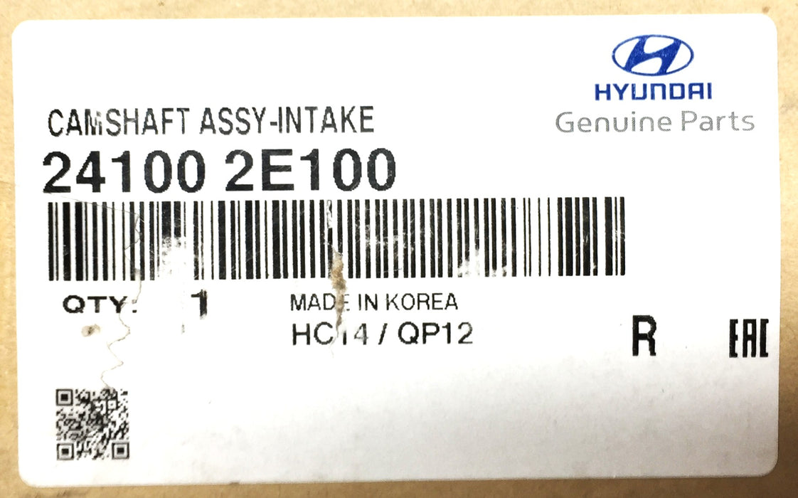 Hyundai Intake Camshaft Assembly 24100 2E100 *OEM Sealed* NOS