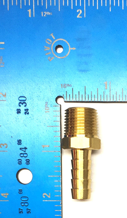 Dixon 5/8" Threaded Brass Male 3/8" Barbed Connector [Lot of 8] NOS