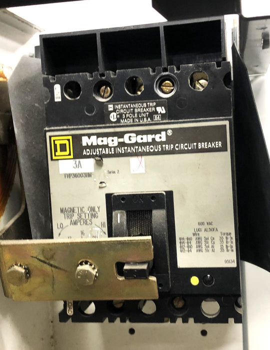 Square D 15AMP 480VAC 3PH MCC Bucket FHP3600311M (K-142,171) USED