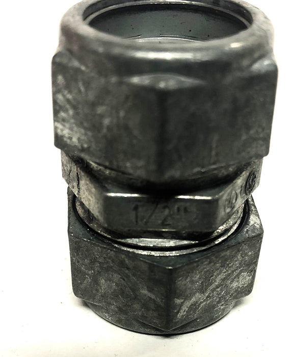 Neer 1/2 Inch Compression Conduit Coupling TC-611 [Lot of 5] NOS