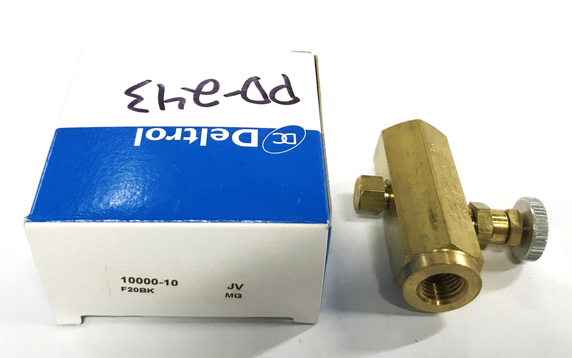 Deltrol Flow Control Valve F20BK 10000-10 NOS