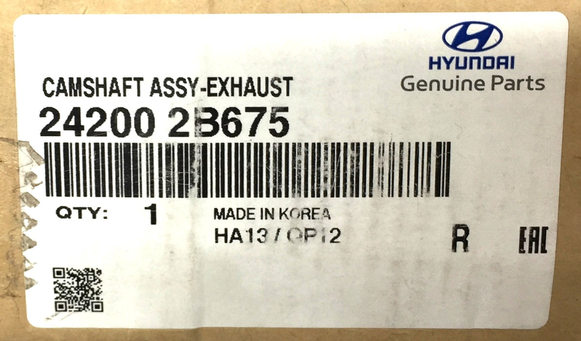 Hyundai Exhaust Camshaft Assembly 24200 2B675 *OEM Sealed* NOS