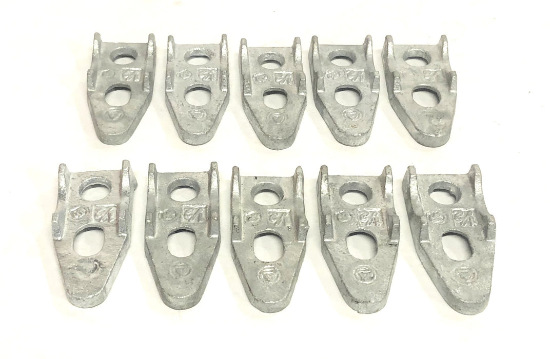 Unbranded Clamp Back 1/2 Inch [Lot of 10] NOS