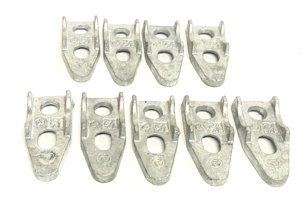 Unbranded Clamp Back 1/2 Inch [Lot of 9] NOS