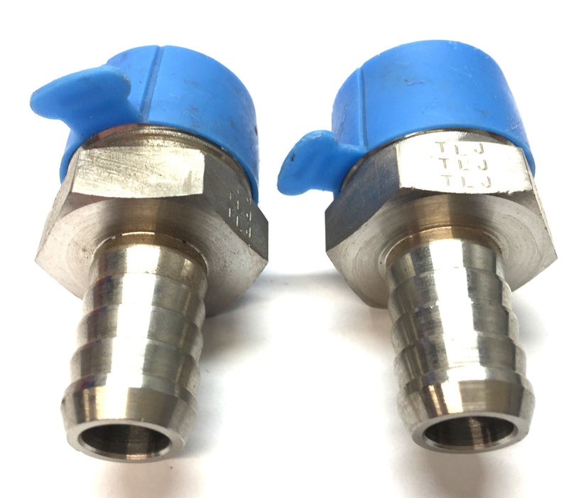 SSP 1"NPT x 1/2" Male Barbed Hose Connector SSP 316 [Lot of 2] NOS