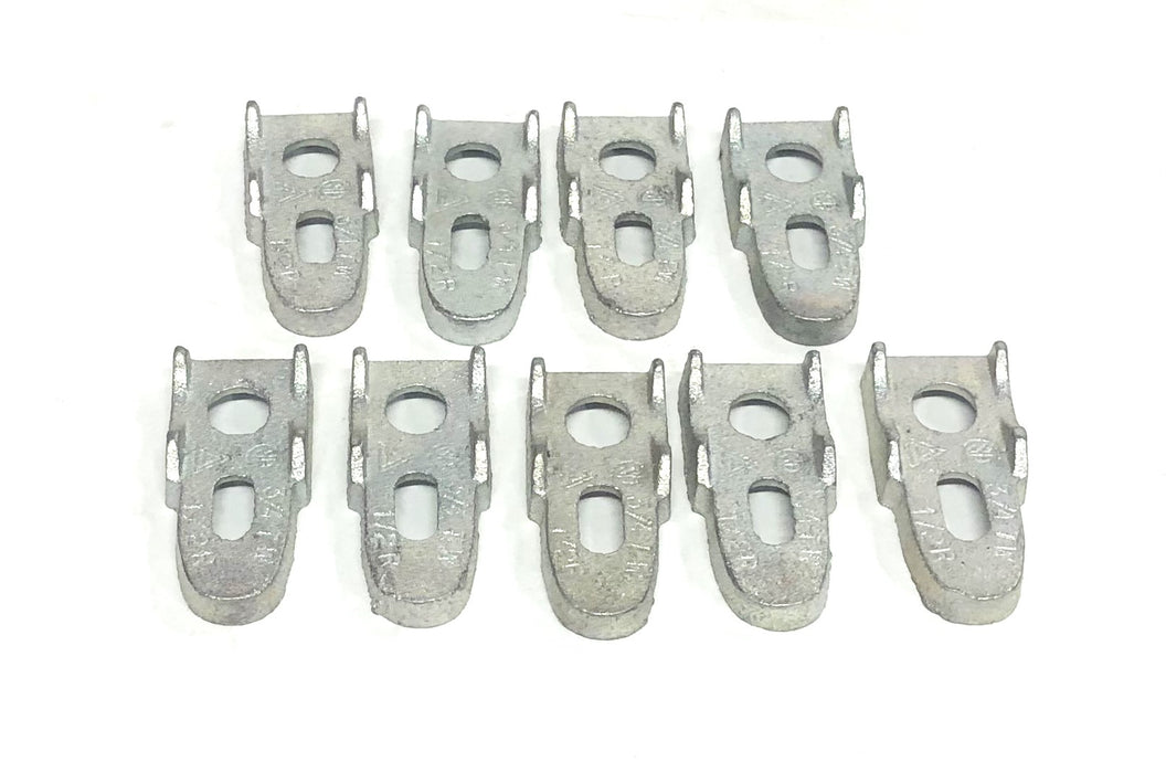 Unbranded 3/4 TW Clamp Back 1/2 Inch [Lot of 9] NOS