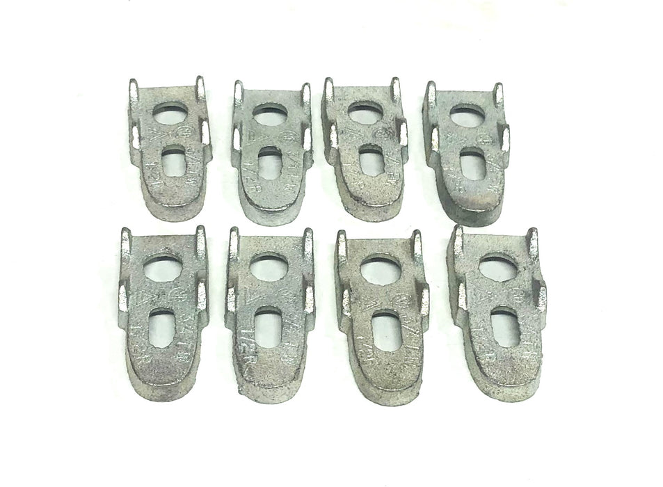 Unbranded 3/4 TW Clamp Back 1/2 Inch [Lot of 8] NOS