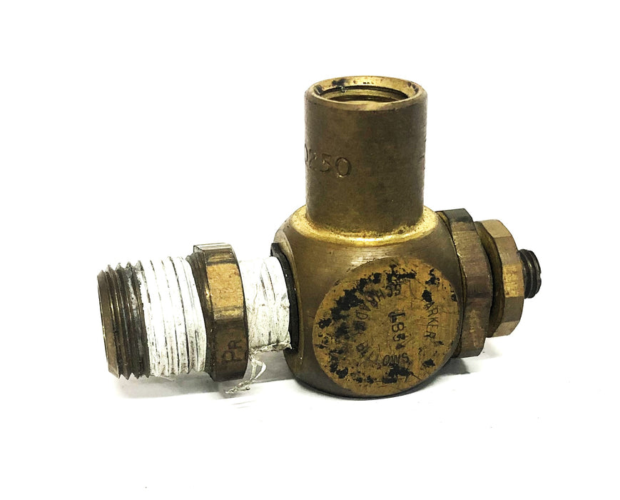 Parker Schrader Bellows LB5 Flow Control With Fitting 3251-0250 USED