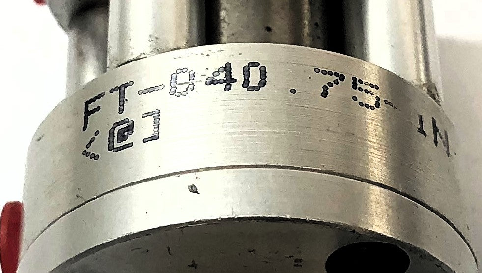 Bimba Pneumatic Cylinder FT-040.75-1N NOS