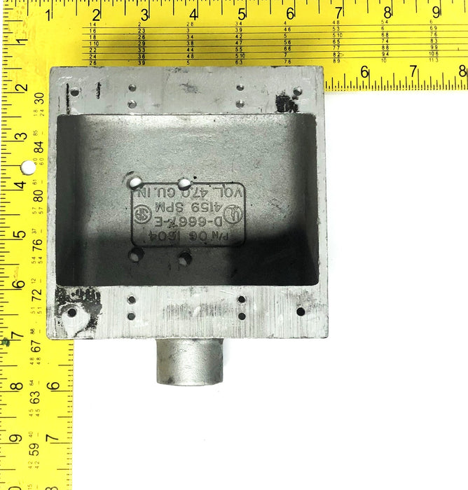 Killark D-6667-E 4159 SPM VOL 47.0 CU IN Electrolet 06-1604 USED