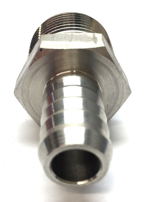 SSP 1"NPT x 1/2" Male Barbed Hose Connector SSP 316 [Lot of 3] NOS