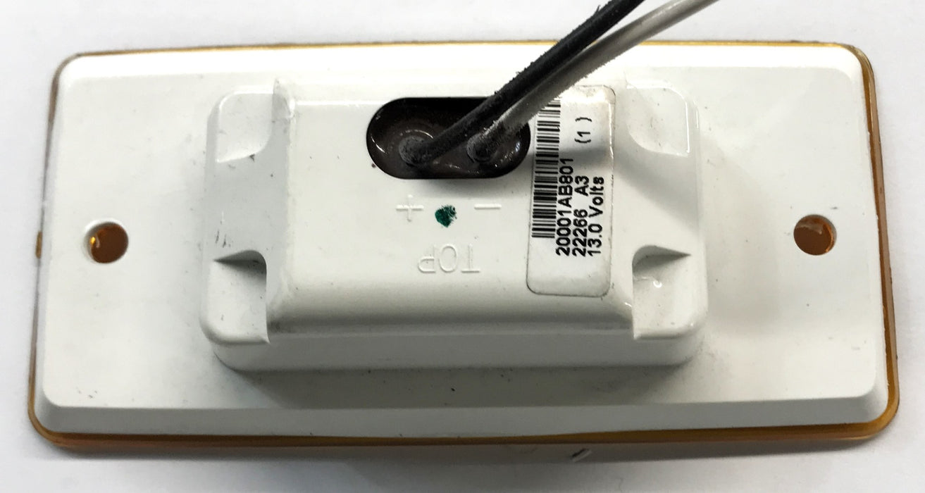 Dialight 12 Volt Amber Marker 20001AB801 [Lot Of 3] NOS