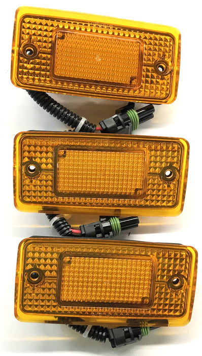 Dialight LED Amber Marker 20 Series 20004AB804 [Lot Of 3] NOS