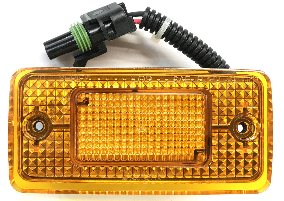 Dialight LED Amber Marker 20 Series 20004AB804 [Lot Of 3] NOS