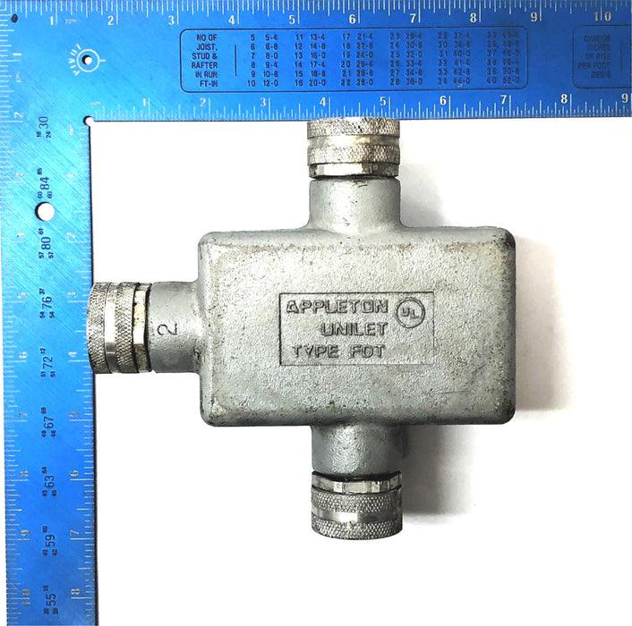 Appleton 25 CU Inch Weatherproof Box Type FDT USED