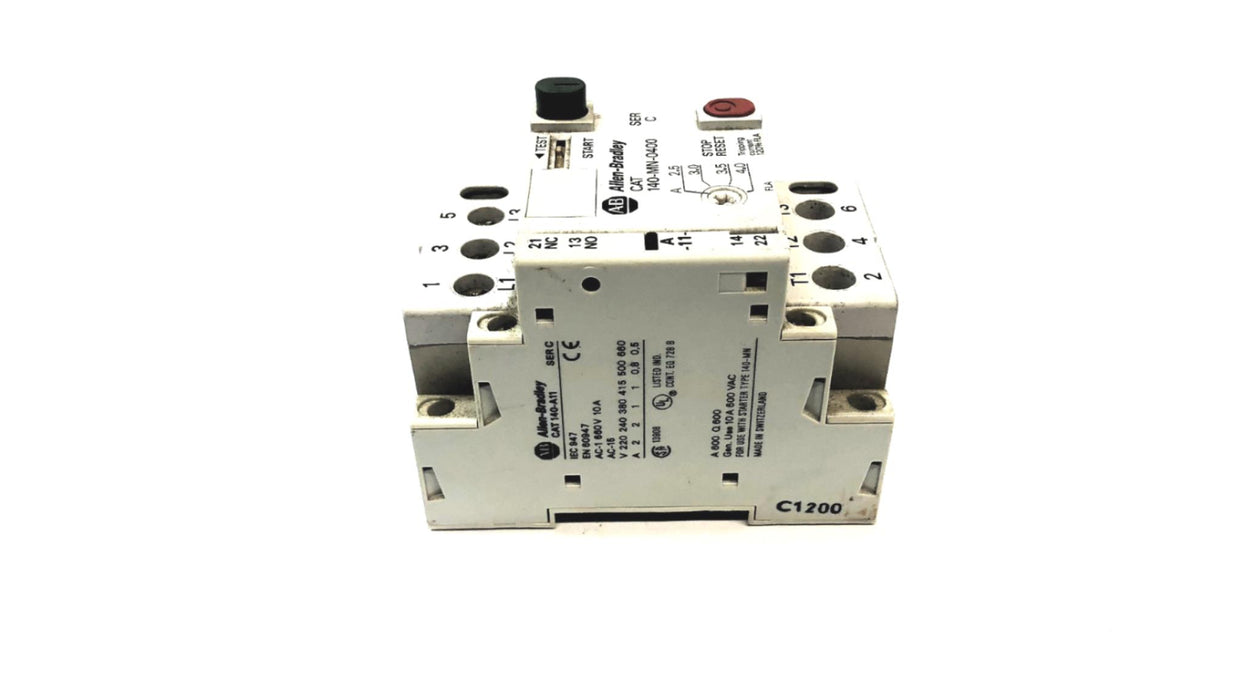 Allen-Bradley Motor Starter 140-MN-0400 USED
