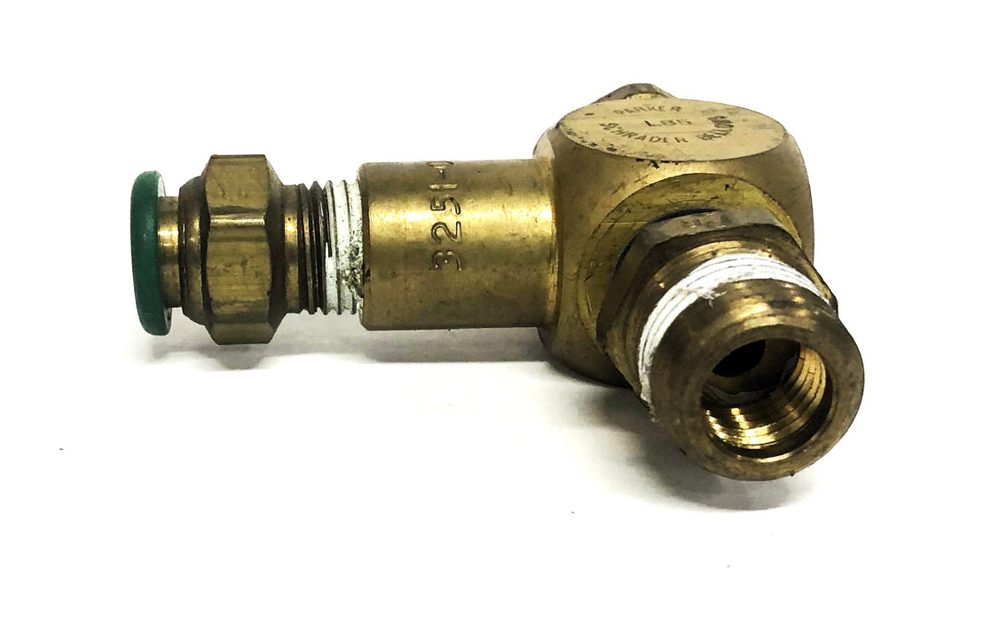 Parker Schrader Bellows LB5 Flow Control With Brass Fitting 3251-0250 USED