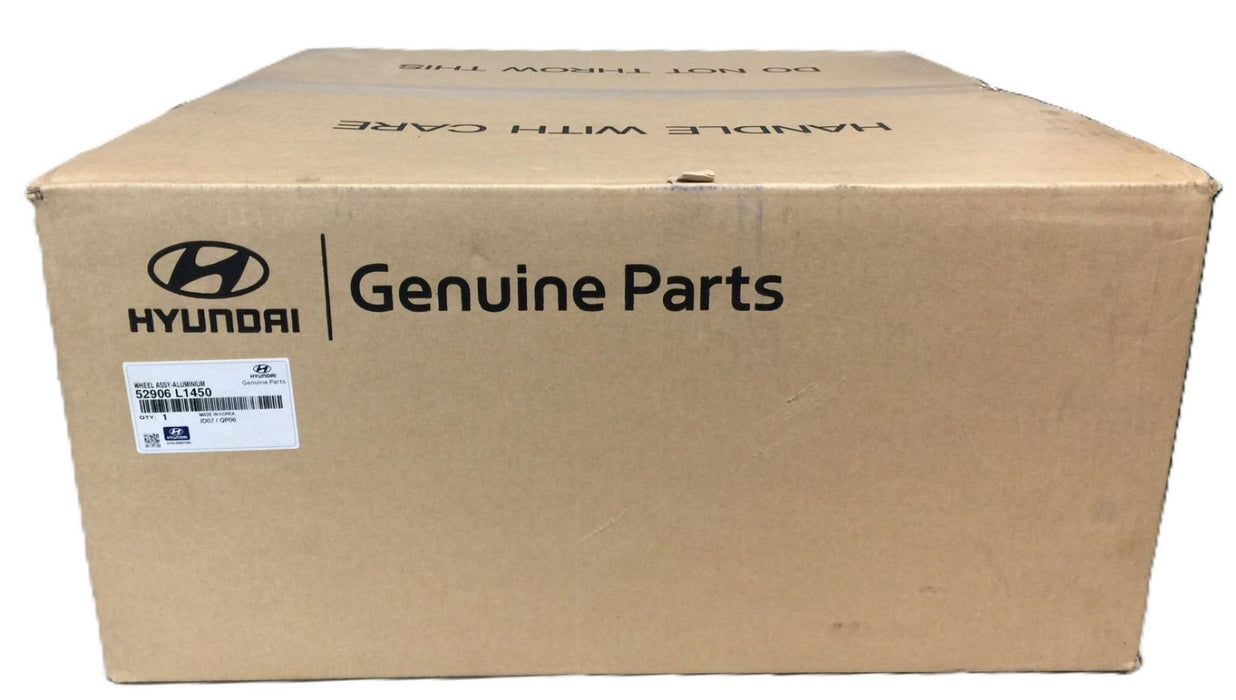 Hyundai Aluminum Wheel Assembly 52906 L1450 (52906L1450) *OEM Sealed* NOS