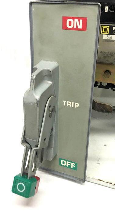 Square D 40AMP 480VAC 3PH MCC Bucket FHP3605016M (K-142,171) USED