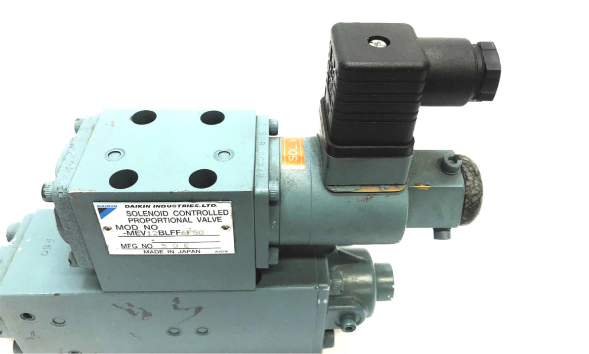 Daikin Solenoid Controlled Proportional Valve MEV12BLFF6F50 USED