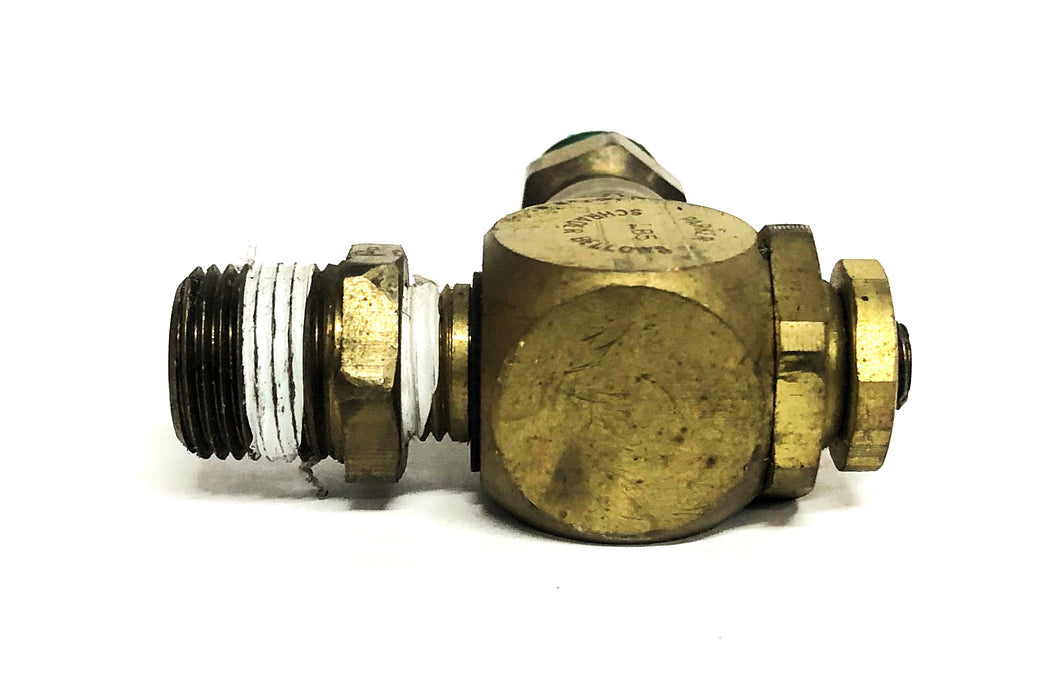 Parker Schrader Bellows LB5 Flow Control With Brass Fitting 3251-0250 USED