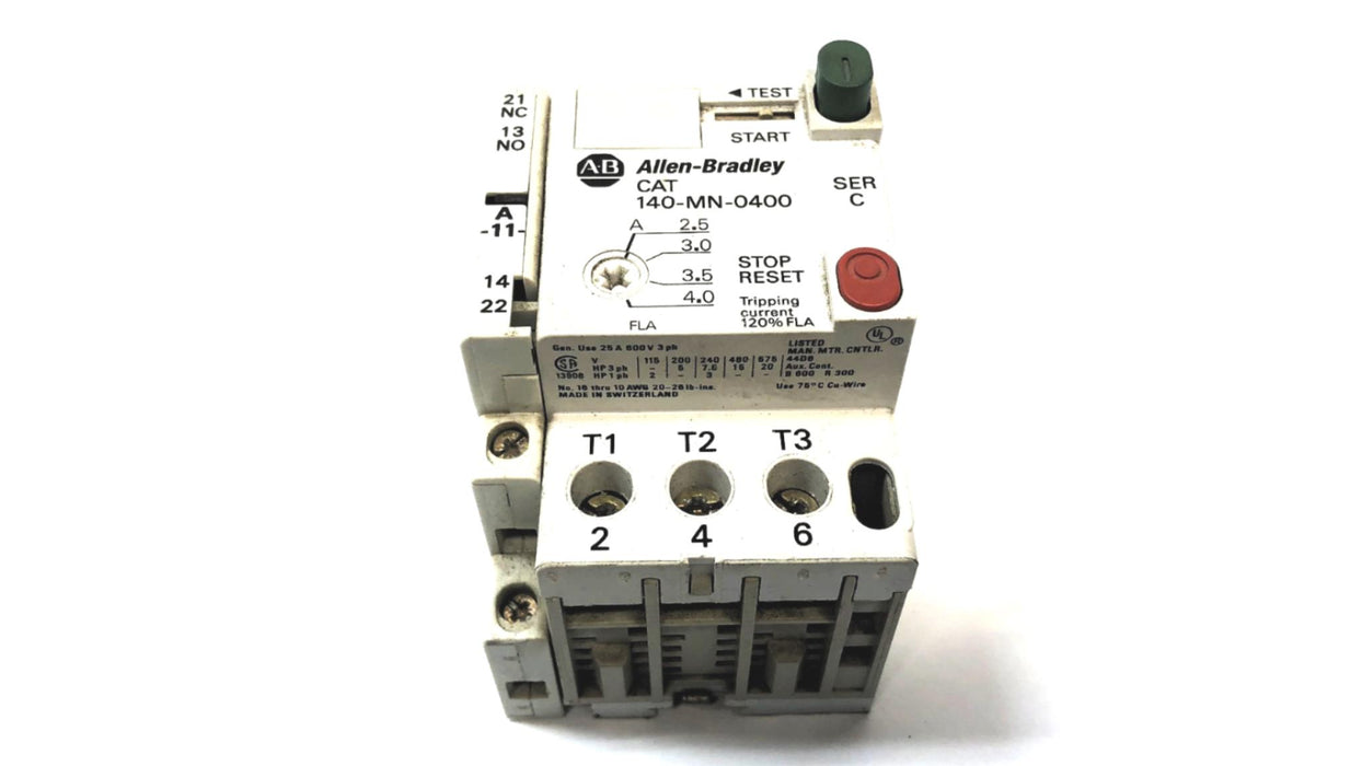 Allen-Bradley Motor Starter 140-MN-0400 USED
