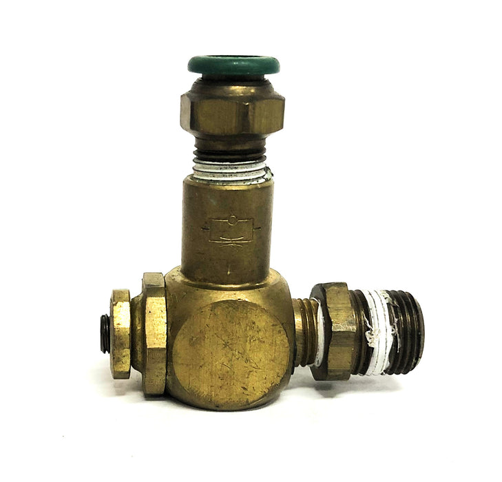 Parker Schrader Bellows LB5 Flow Control With Brass Fitting 3251-0250 USED