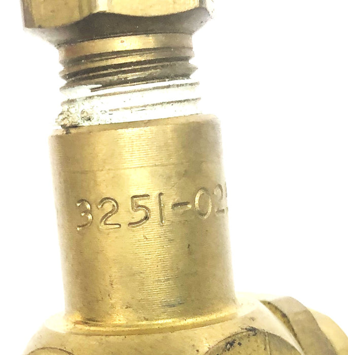 Parker Schrader Bellows LB5 Flow Control With Brass Fitting 3251-0250 USED
