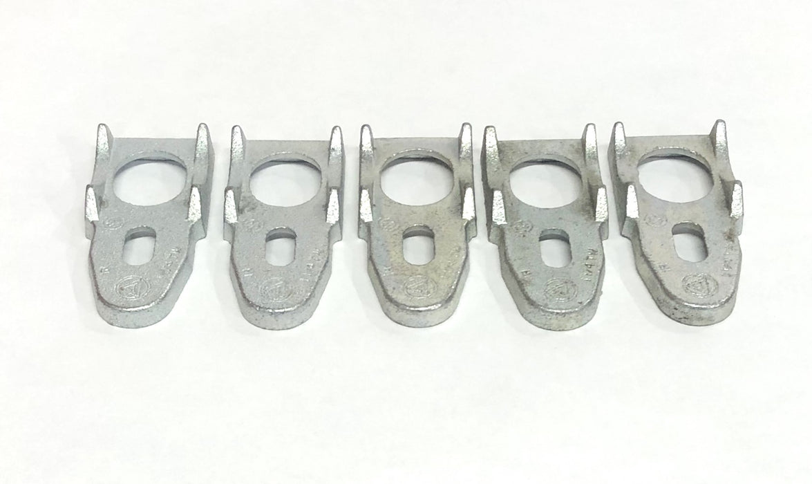 Unbranded 1/4TW Clamp Back 1 Inch R [Lot of 5] NOS