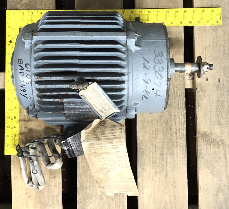 Westinghouse Life-Line T 5HP 460V 3 Phase 60Hz Air Over Motor TBAM NOS