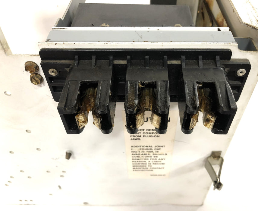 Square D 40AMP 480VAC 3PH MCC Bucket FHP3605016M (K-142,171) USED