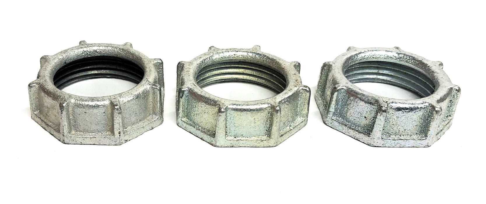 Unbranded Metallic Conduit Bushing 1 Inch NPT [Lot of 3] NOS