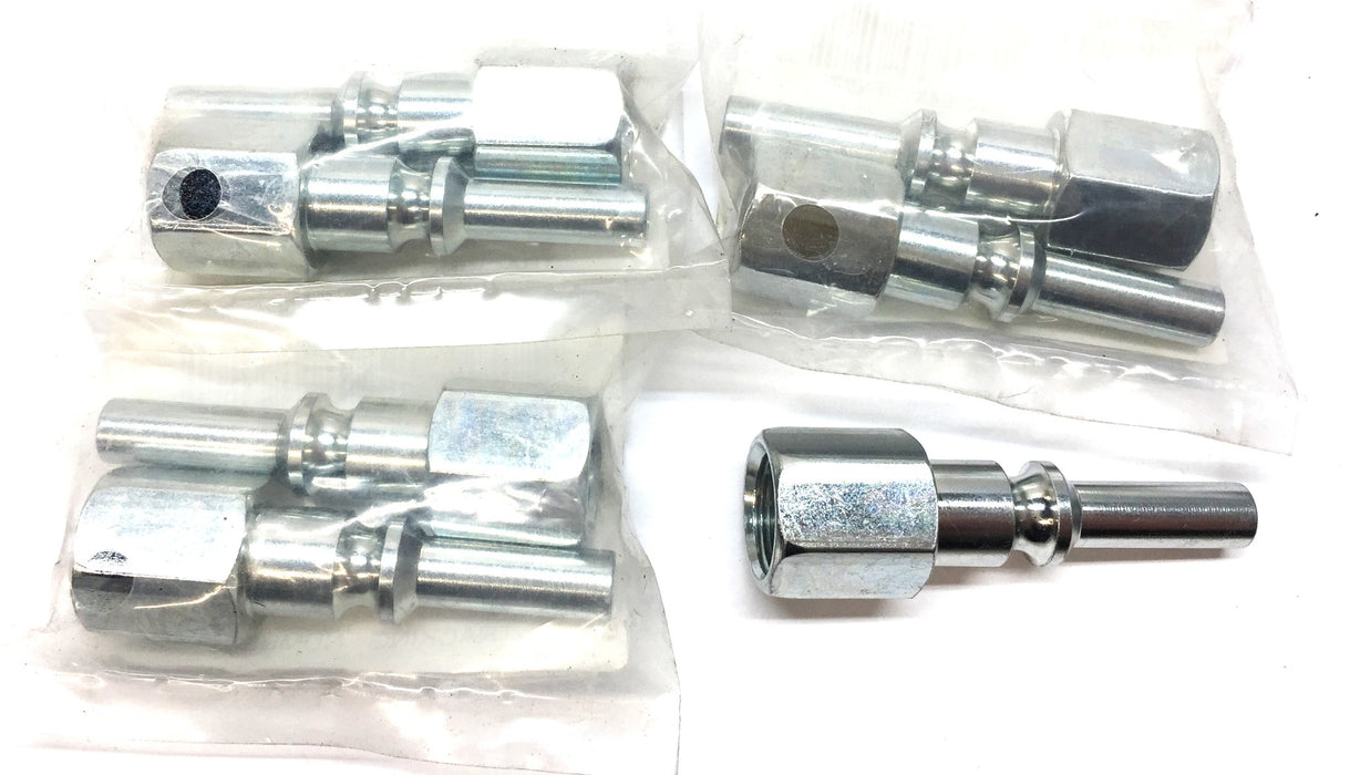 Unbranded 1/4" x 1/4" x 1/4" FNPT Coupler Plug 0973650 [Lot of 7] NOS