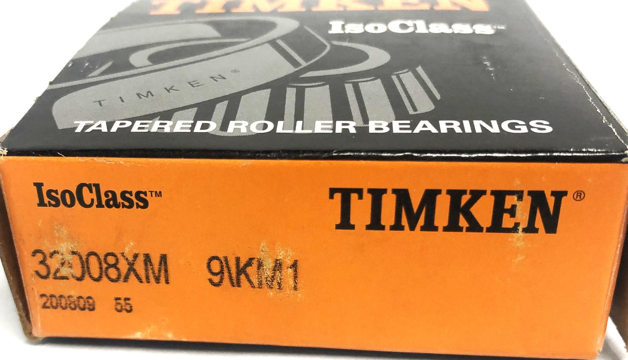 Timken IsoClass Tapered Roller Bearing 32008XM9/KM1 NOS