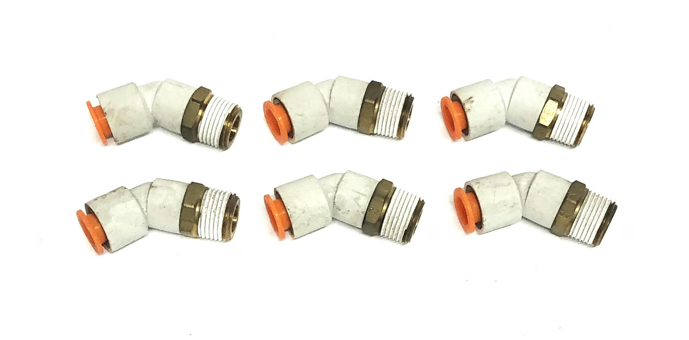 SMC Push Connect Coupling 3/8 Inch [Lot of 6] NOS