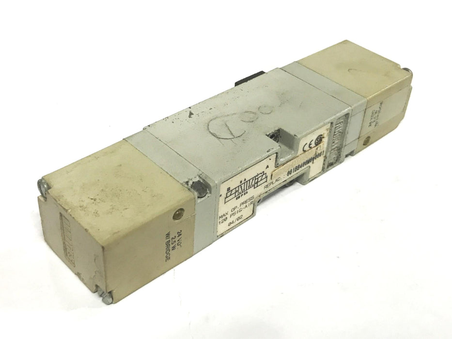 Numatics Solenoid Valve 061BB400M000061 (Missing Screw) USED