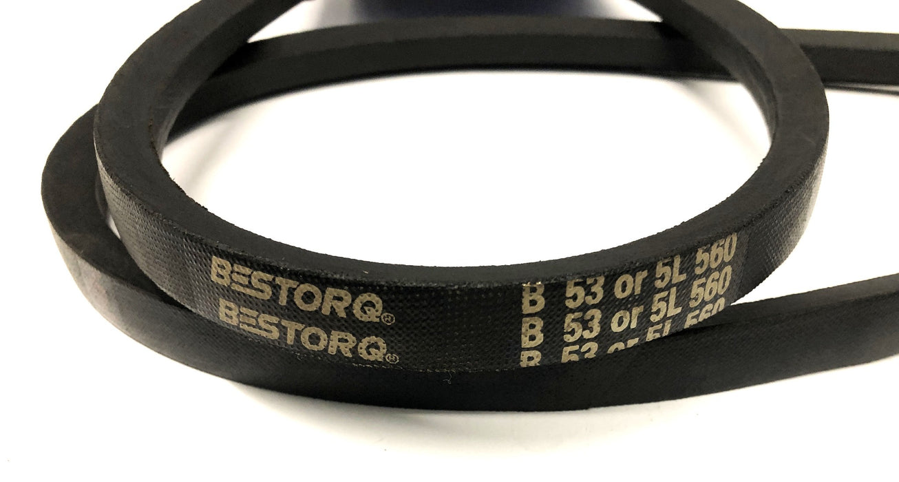 Bestorq Power Transmission V-Belt B53 or 5L560 [Lot of 2] NOS