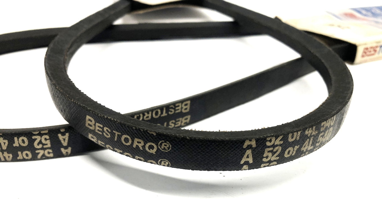 Bestorq Power Transmission V-Belt A52 or 4L540 [Lot of 2] NOS