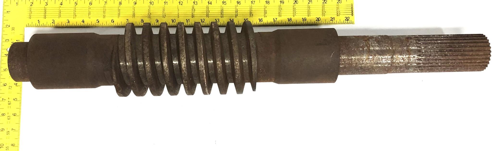 Unbranded CNC Worm Gear Shaft 29-1/2 Inch NOS