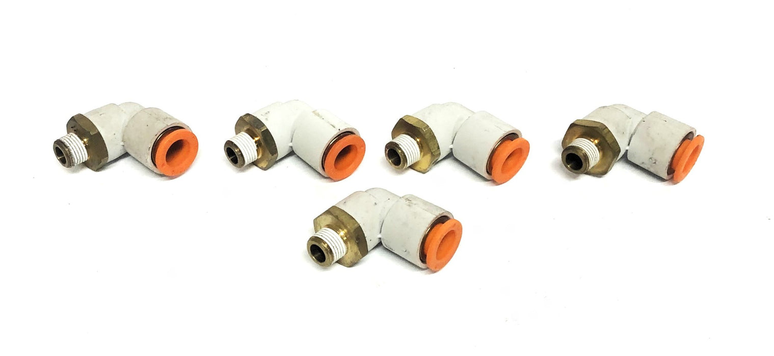 SMC Push Connect Elbow Coupling 3/8 Inch [Lot of 5] NOS