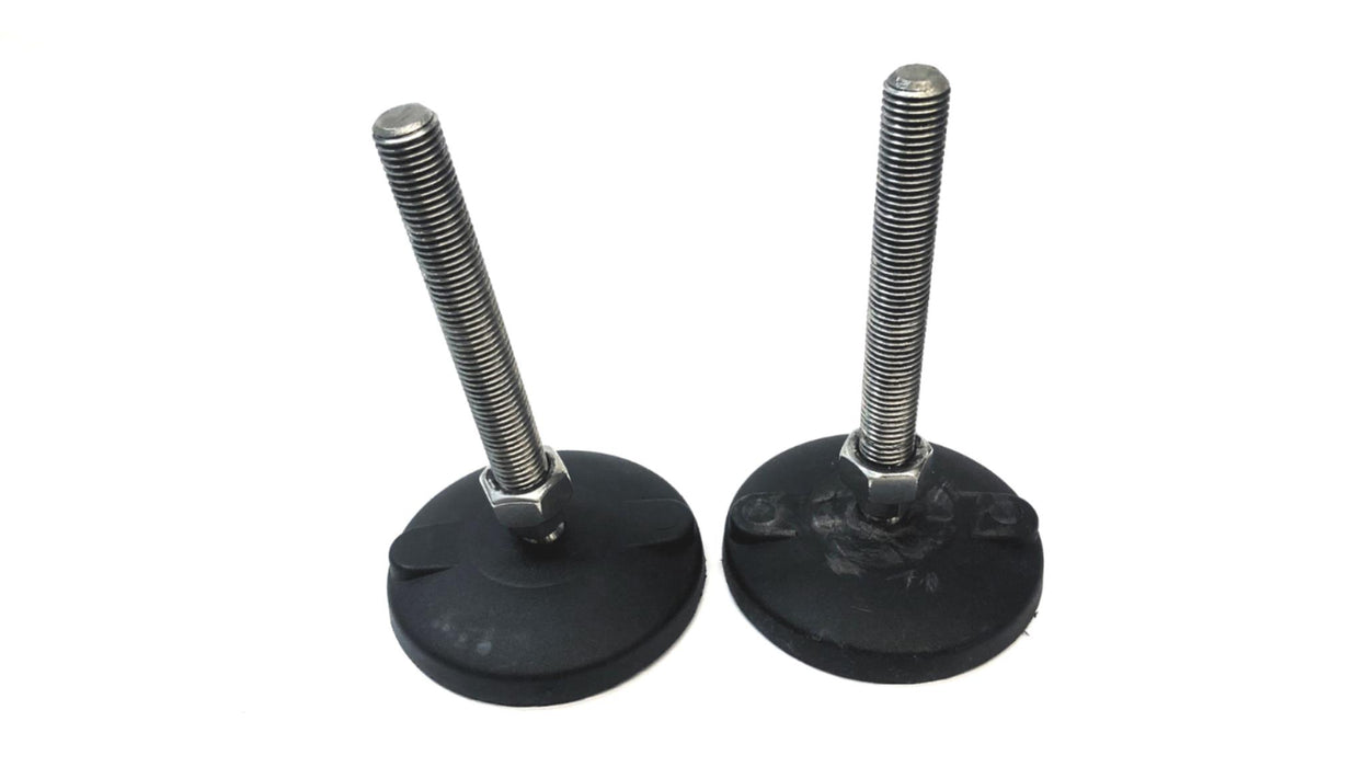 Unbranded 5/8" Thread 6-1/2" OAL Articulating Leveler [Lot of 2] USED
