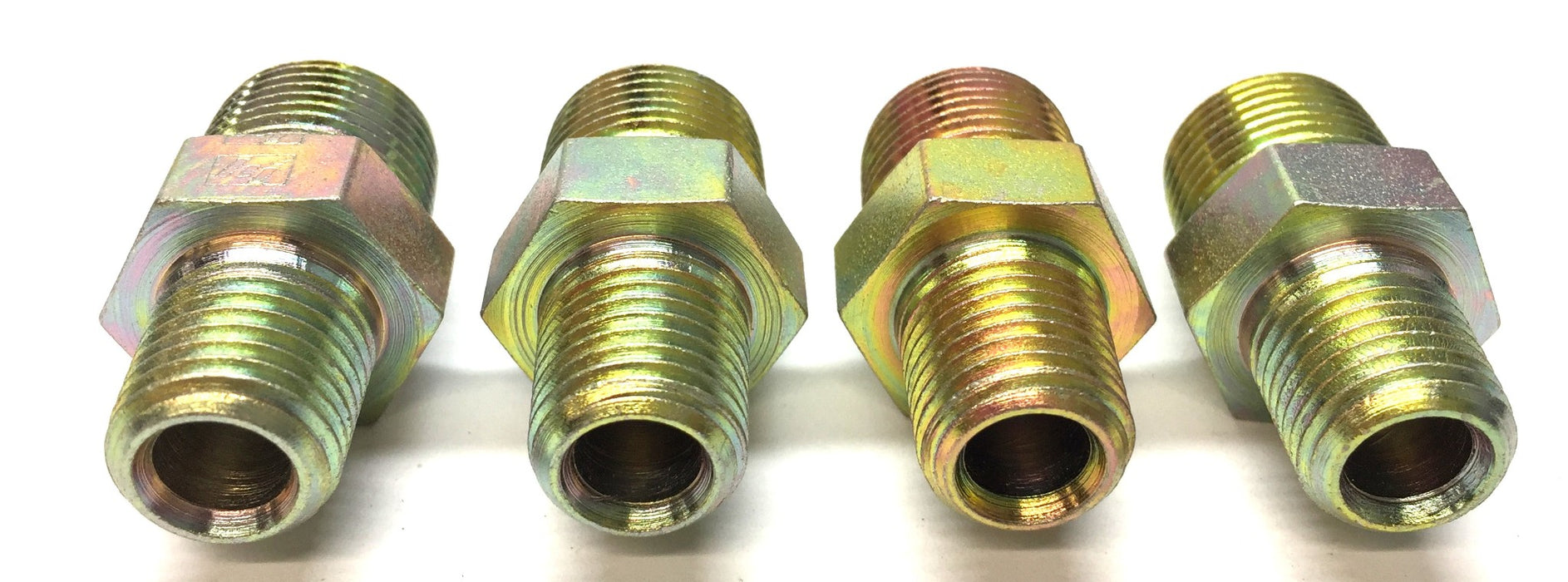 Motion Industries 5/8"x1/2" Hose Adapter 028-F68304 (5404-06-04) [Lot of 4] NOS