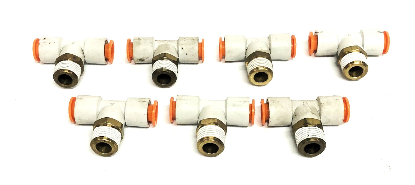 SMC Push Connect Union Tee Coupling 3/8 Inch [Lot of 7] NOS
