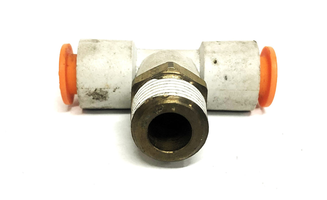 SMC Push Connect Union Tee Coupling 3/8 Inch [Lot of 6] NOS