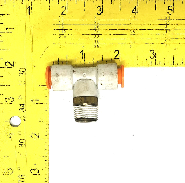 SMC Push Connect Union Tee Coupling 3/8 Inch [Lot of 6] NOS