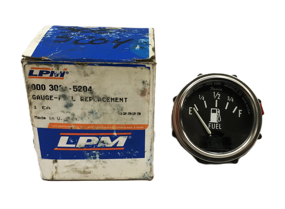 LPM Forklift Fuel Gauge 000-308-5204 NOS