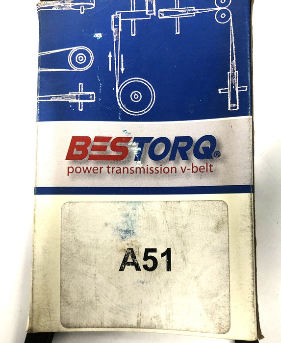 Bestorq Power Transmission V-Belt A51 or 4L530 NOS